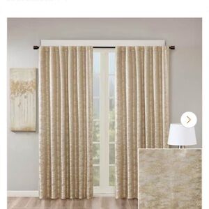 Elegant Gold Curtains 50 X 84